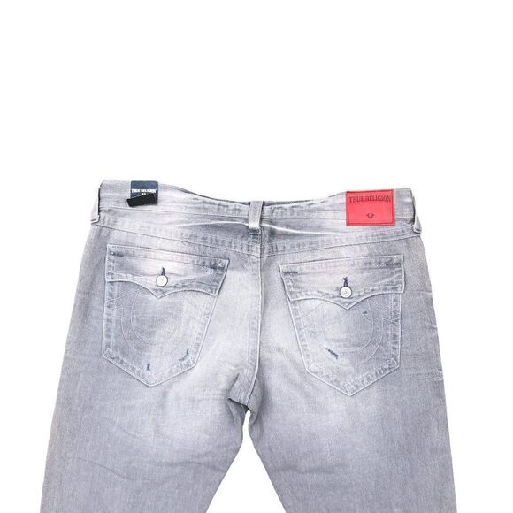 Brand New True Religion Jeans Size 40 RICKY Gray - Picture 2 of 10